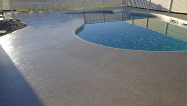 concrete pool deck